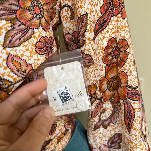 NWT Free People I Got You Printed Top - Picture 2 of 10